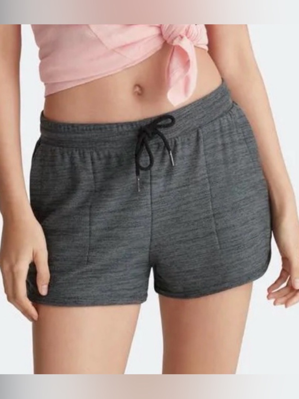 MeUndies Hacci Shorts Women’s Medium M Dark Heather Gray Lounge Sleep Pajama - Picture 9 of 11